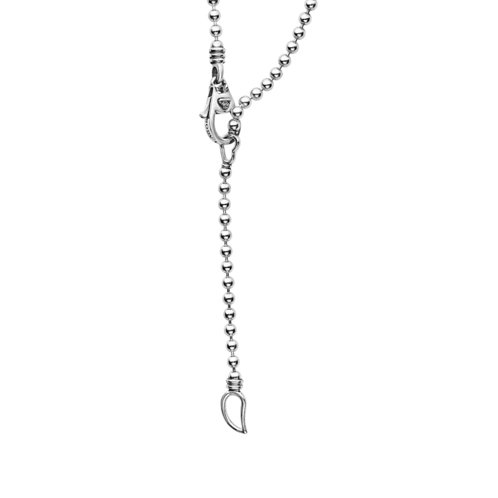 Lagos Caviar Spark Linear Diamond Pendant Necklace