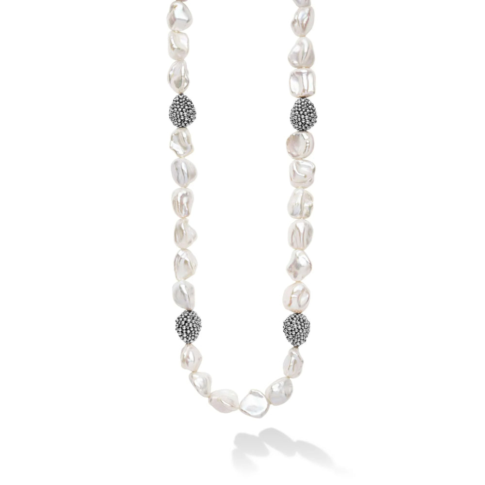 Lagos Luna Keshi Pearl Necklace, 18"