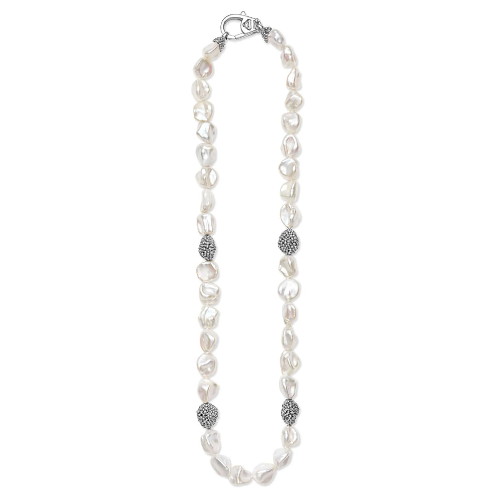 Lagos Luna Keshi Pearl Necklace, 18"