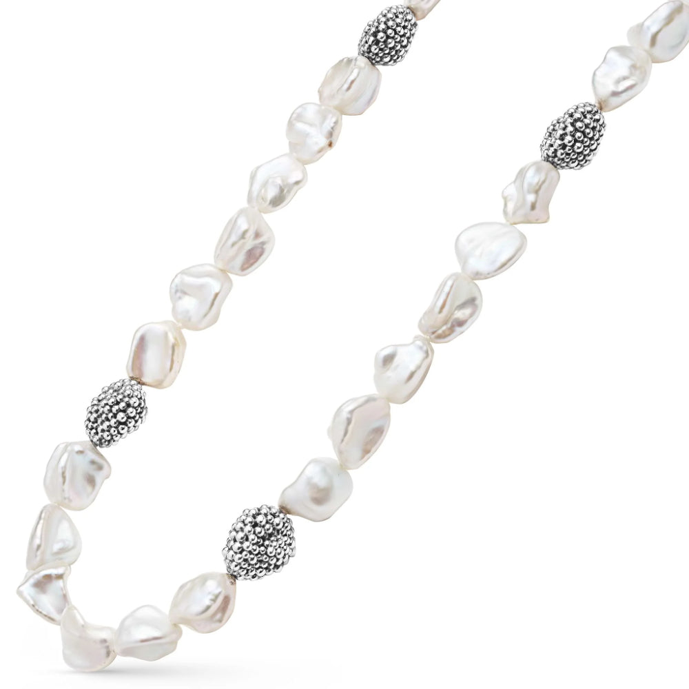 Lagos Luna Keshi Pearl Necklace, 18"