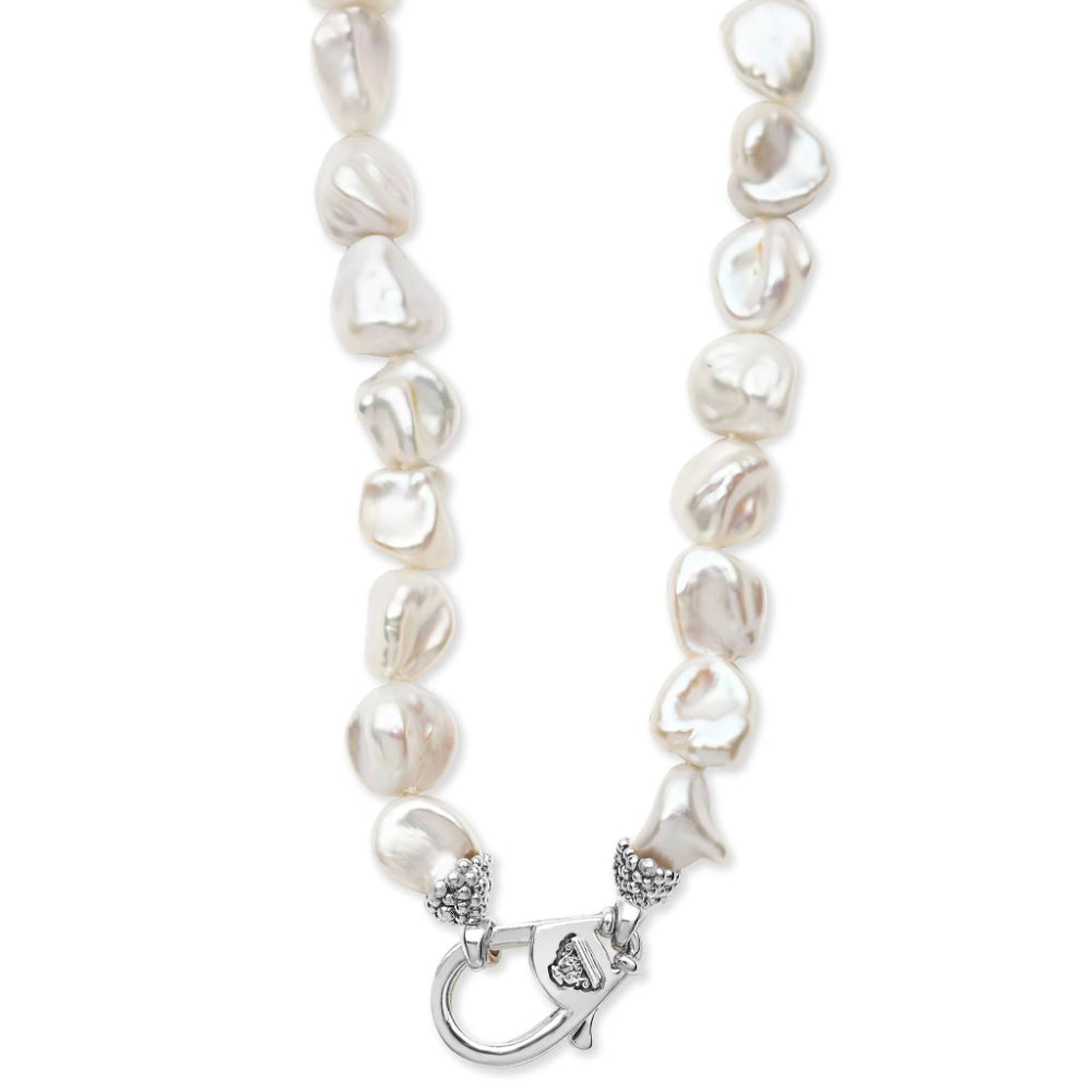 Lagos Luna Keshi Pearl Necklace, 18"