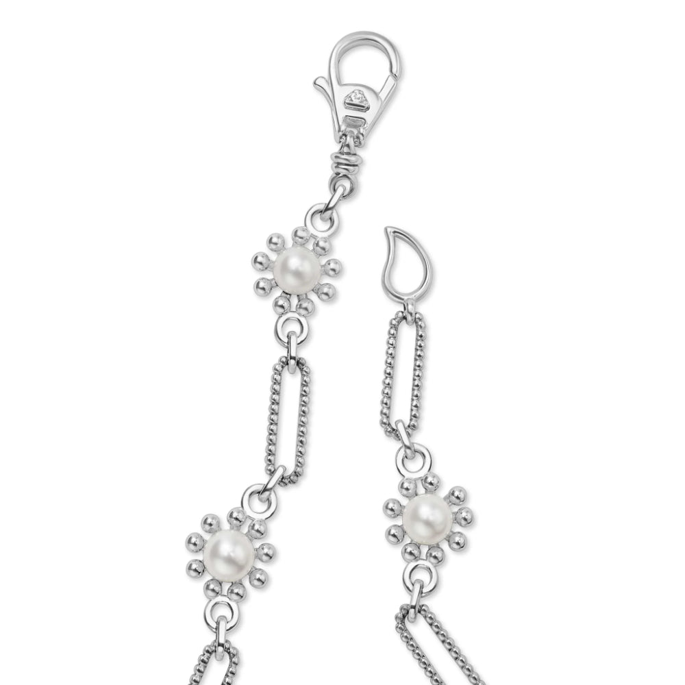 Lagos Luna Fleur Pearl Link Necklace