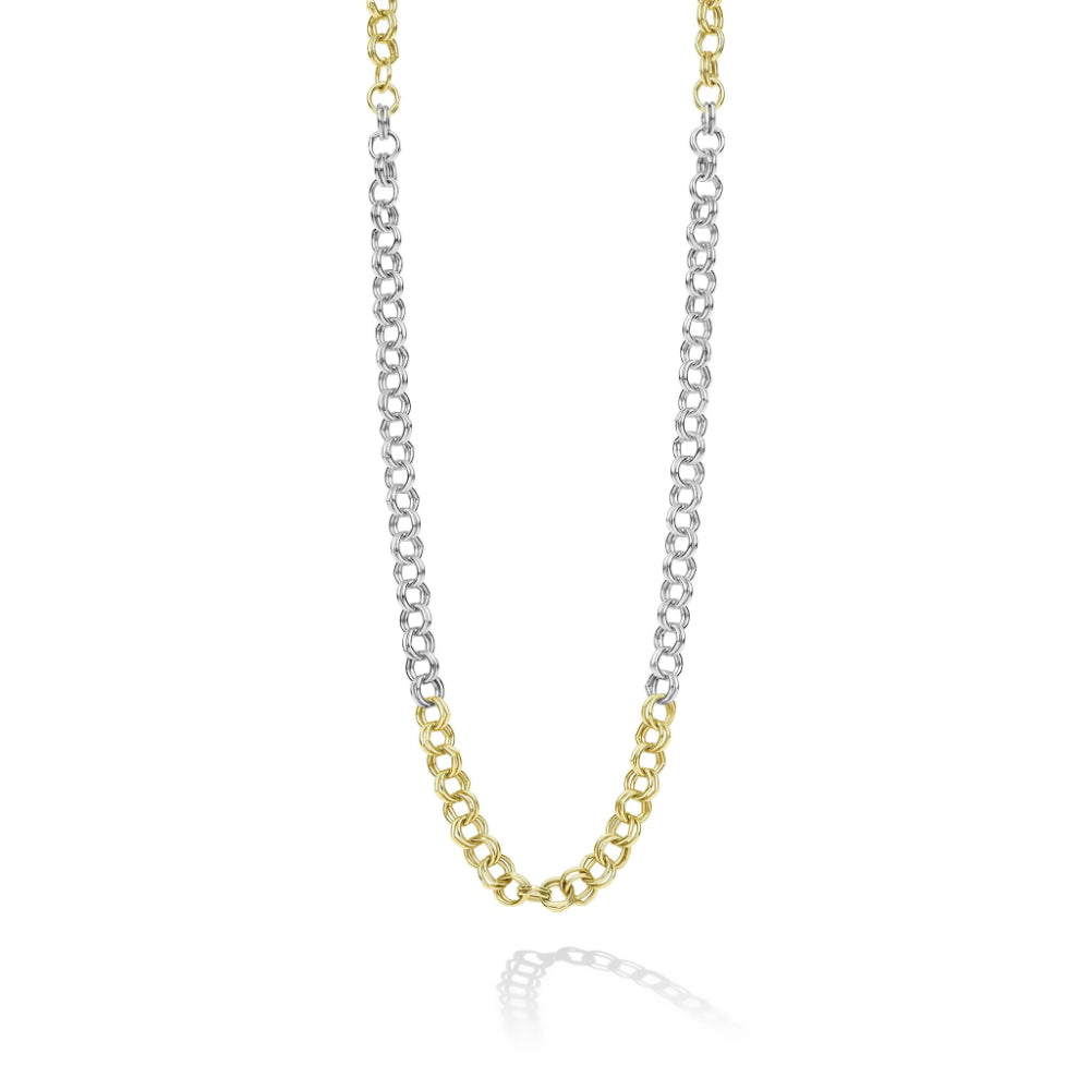 Lagos Anthem Two-Tone High Jinks Link Chain Necklace, 20"