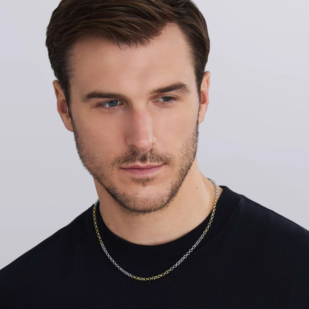 Lagos Anthem Two-Tone High Jinks Link Chain Necklace, 20"