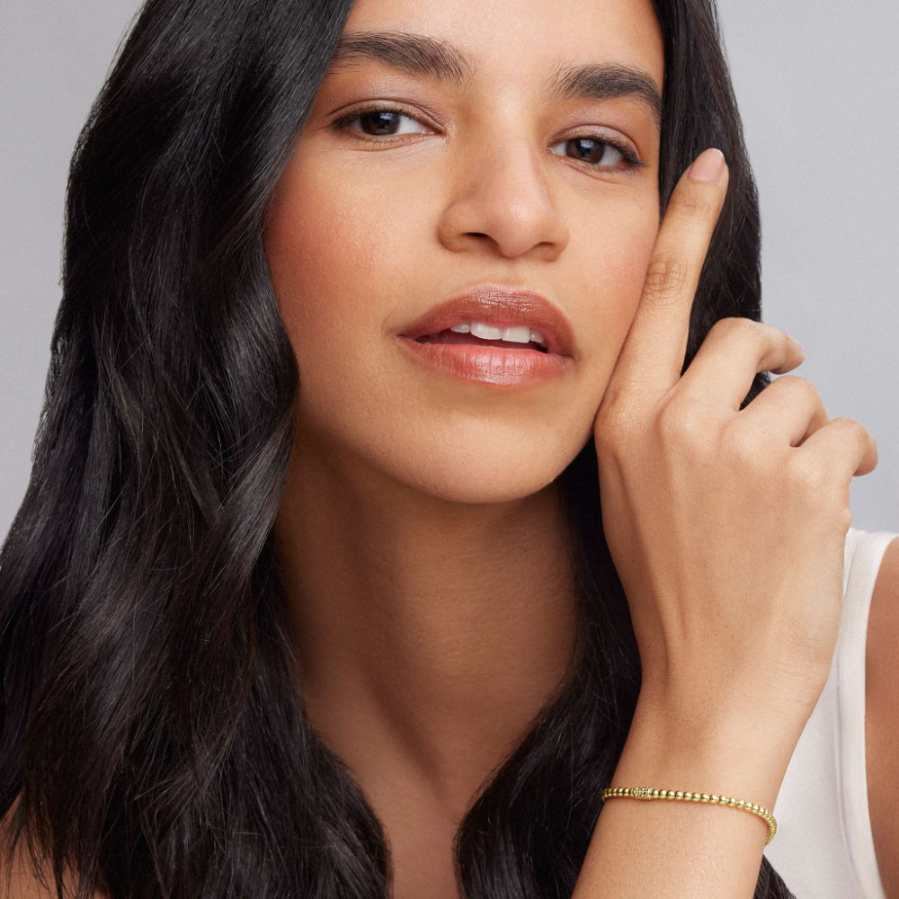 Lagos Caviar Gold 18k Bead Bracelet, 3mm