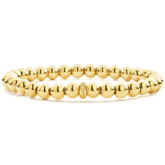Lagos Caviar Gold 18k Bead Bracelet, 6mm