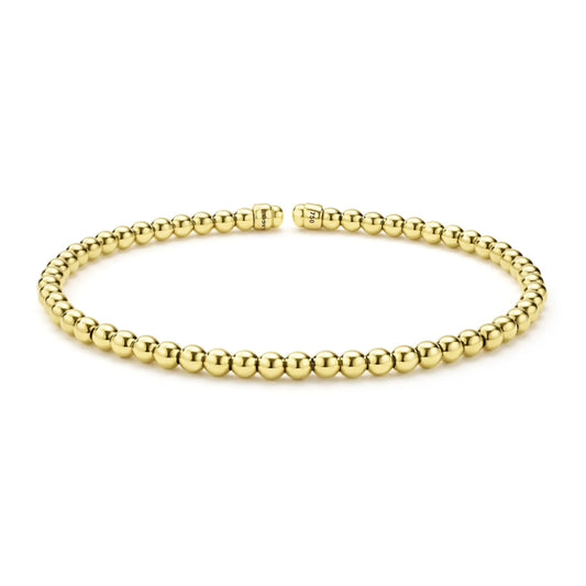 Lagos Caviar Gold 18k Caviar Beaded Cuff Bracelet