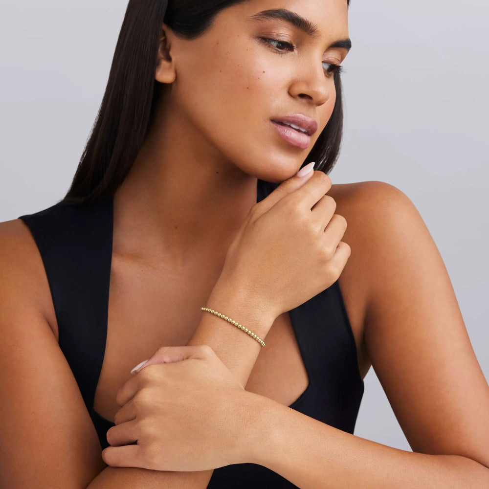 Lagos Caviar Gold 18k Caviar Beaded Cuff Bracelet