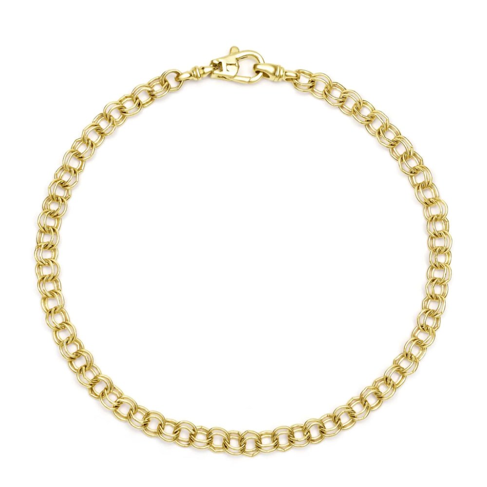 Lagos Anthem 18k Gold High Jinks Link Chain Bracelet, 3.5mm