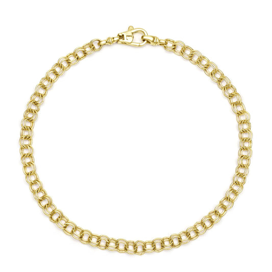 Lagos Anthem 18k Gold High Jinks Link Chain Bracelet, 3.5mm