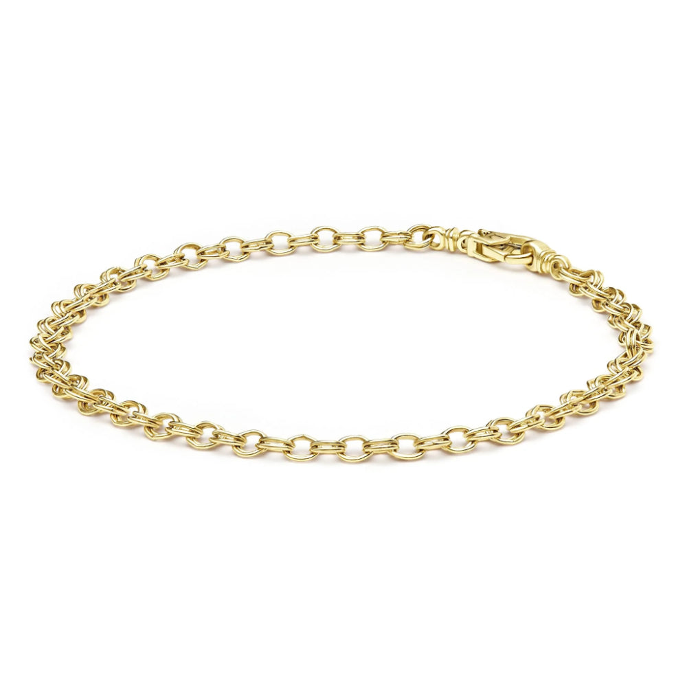 Lagos Anthem 18k Gold High Jinks Link Chain Bracelet, 3.5mm