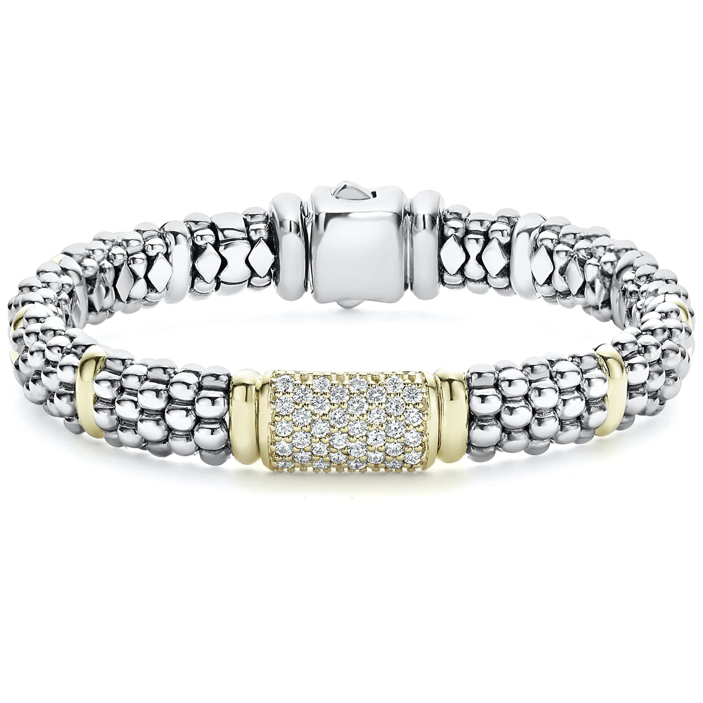 Lagos Signature Caviar Gemstone Bracelet, 9mm