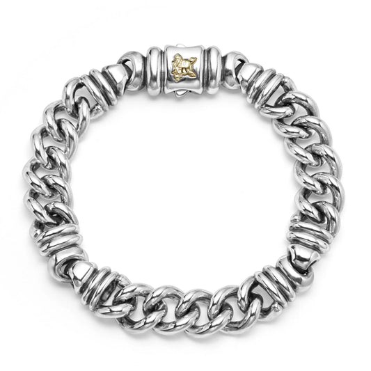Lagos Anthem Twist Curb Chain Bracelet, 12mm