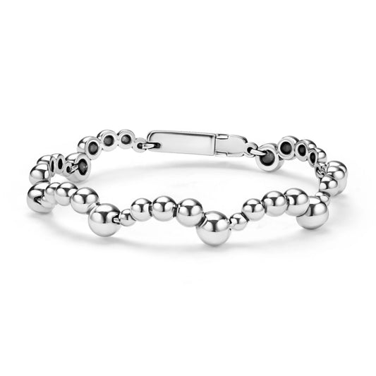 Lagos Caviar Bubbly Beaded Scalloped Bracelet