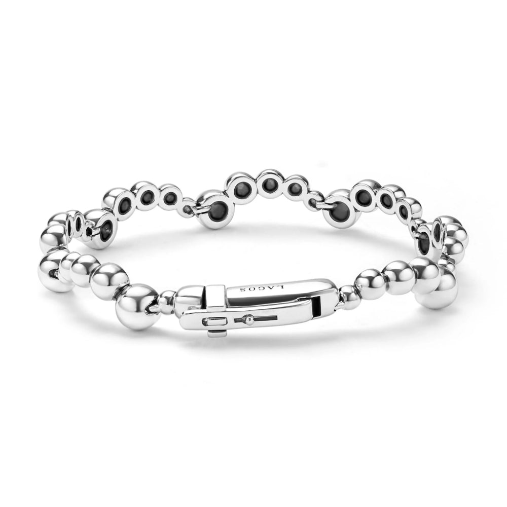 Lagos Caviar Bubbly Beaded Scalloped Bracelet