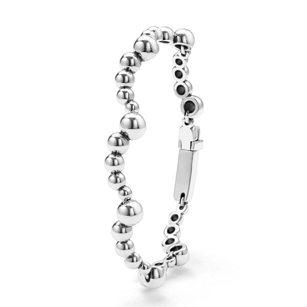 Lagos Caviar Bubbly Beaded Scalloped Bracelet