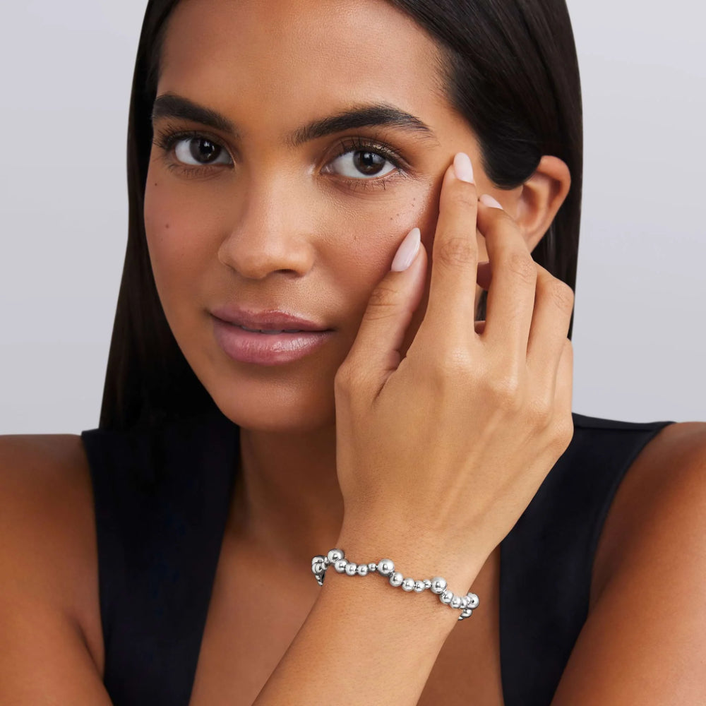 Lagos Caviar Bubbly Beaded Scalloped Bracelet