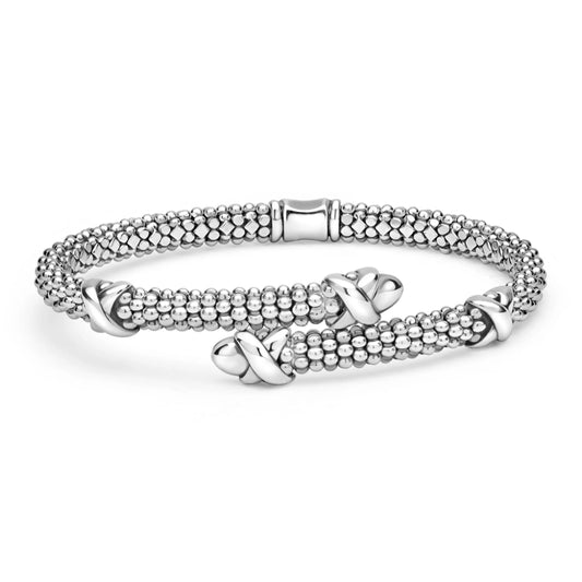 Lagos Embrace Silver X Station Versa Bypass Bracelet