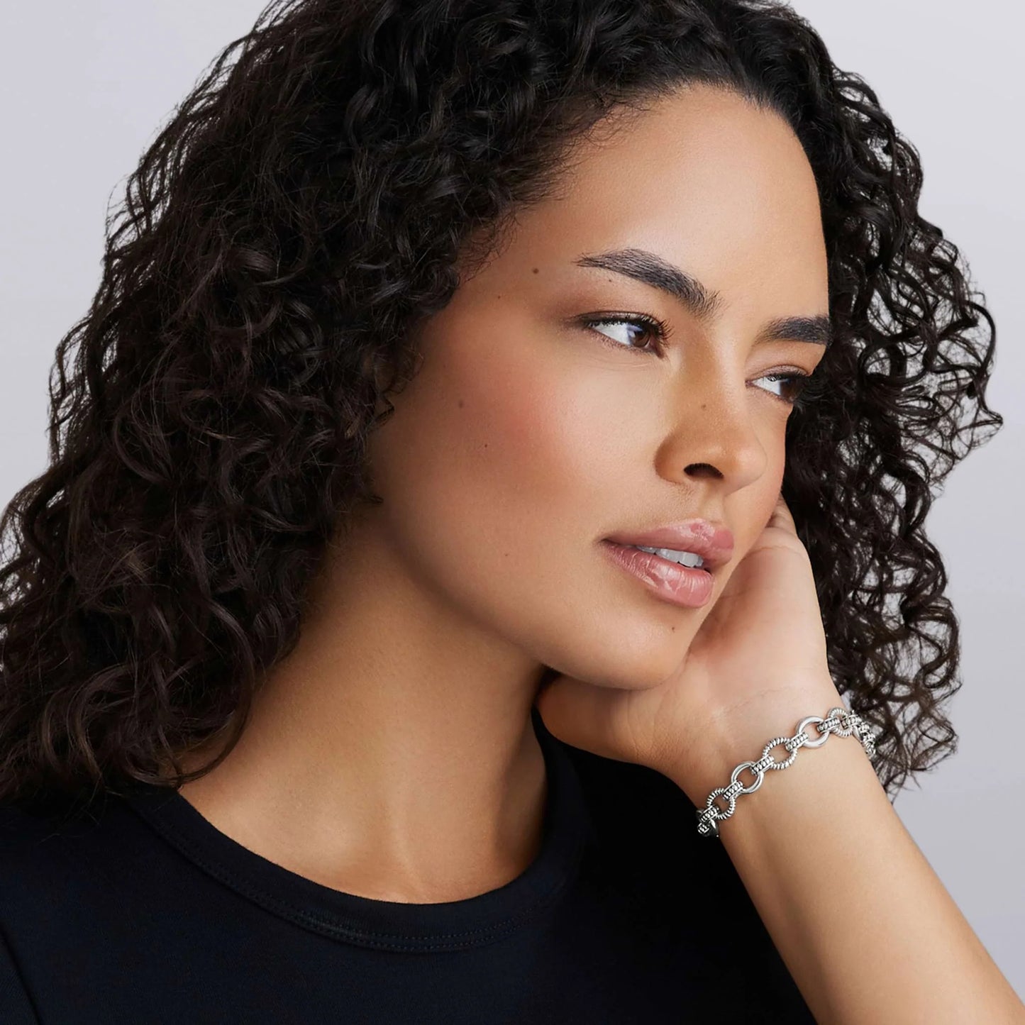 Woman wearing bracelet 