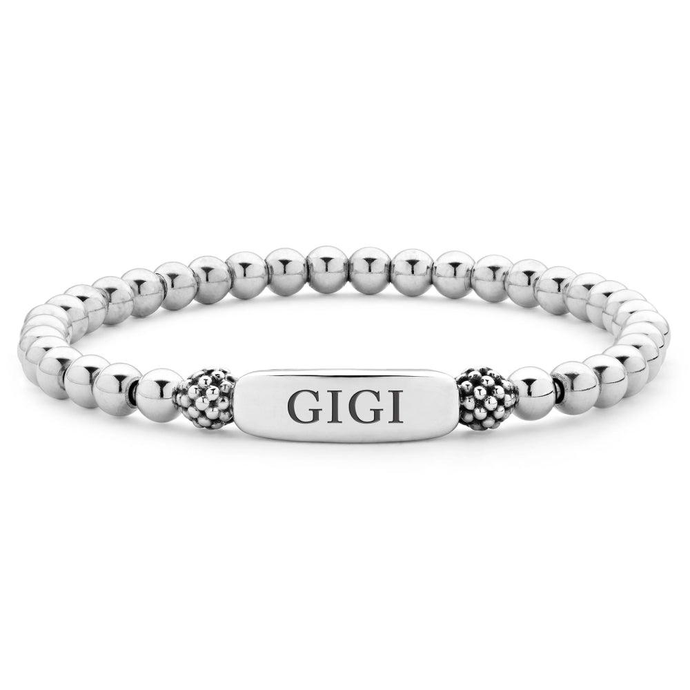 Lagos Signature Caviar Gigi Stretch Bead Bracelet
