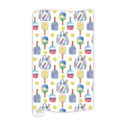 RosanneBeck Handpainted Pickleball Gear Wrapping Paper