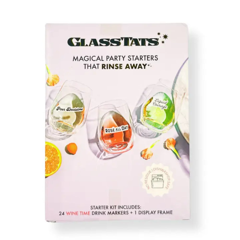 GlassTats Wine Time Starter Kit