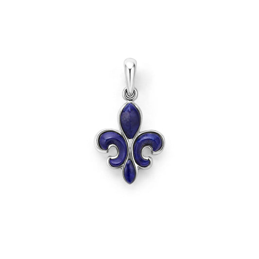 Lagos Anthem Lapis Fleur De Lis Amulet