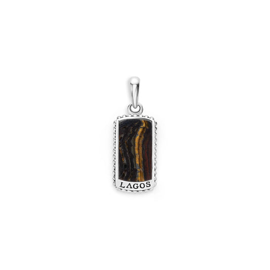 Lagos Anthem Tiger Iron Tag Amulet