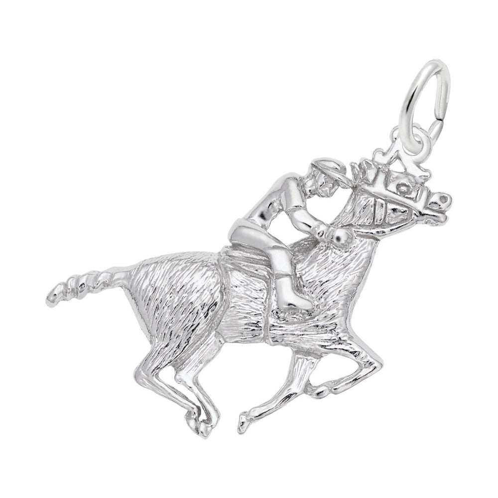 0713 Horse & Jockey Charm