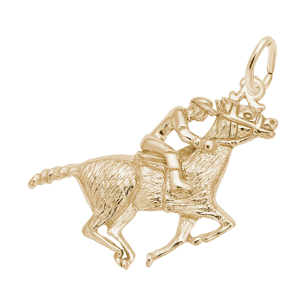 0713 Horse & Jockey Charm