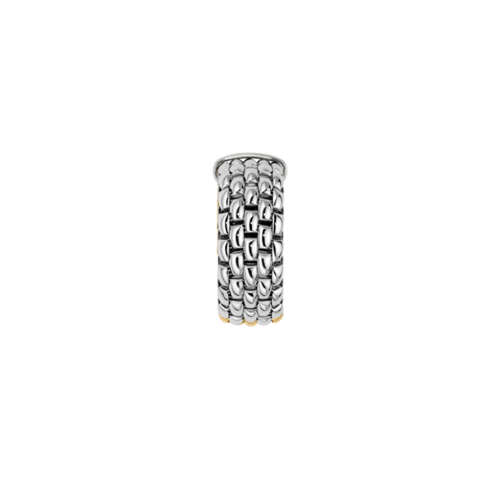 Fope Essentials Collection 18k Two-Tone Mesh Ring