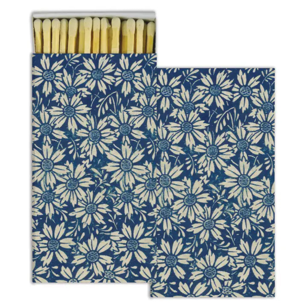 HomArt Matches - Blue Daisies
