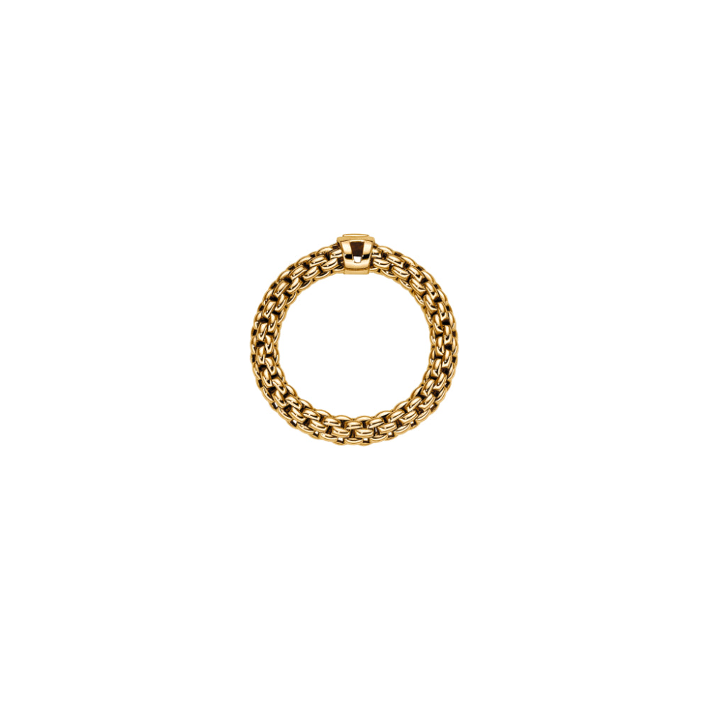 Fope Souls Collection 18k Flex'it Ring with Single Diamond