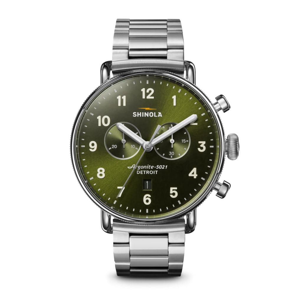 Shinola Canfield 43mm Quartz Chronograph Watch