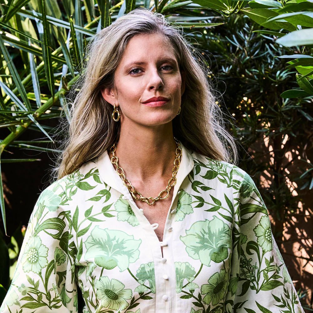 Capucine De Wulf Bangkok Bamboo Link Earrings