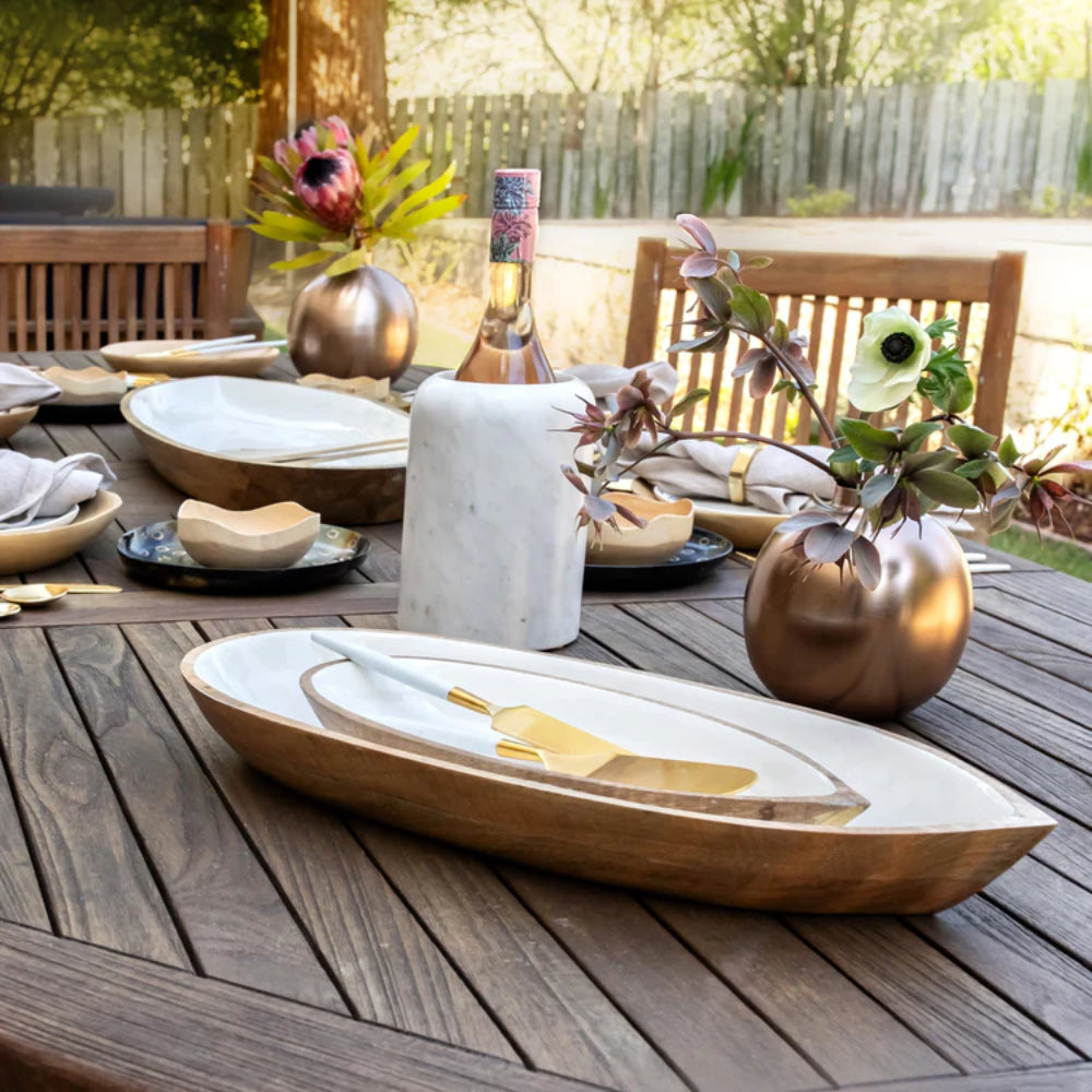 Be Home Madras Oval Oversize Dish