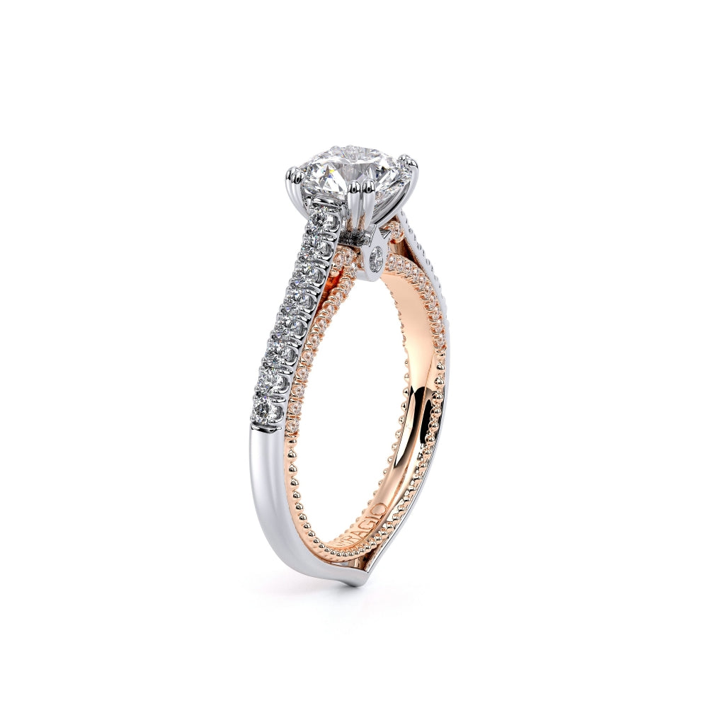 Verragio Couture Two-Tone Round Diamond Engagement Ring 
