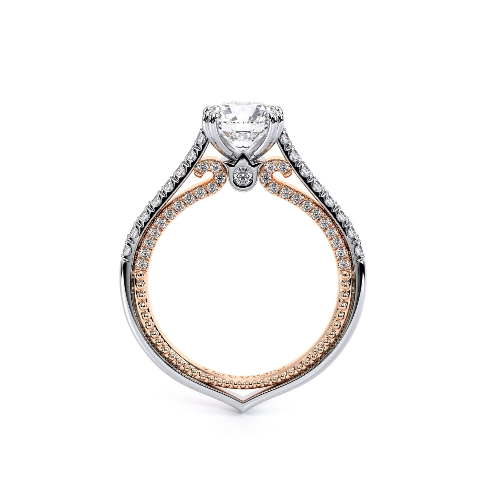Verragio Couture Two-Tone Round Diamond Engagement Ring 