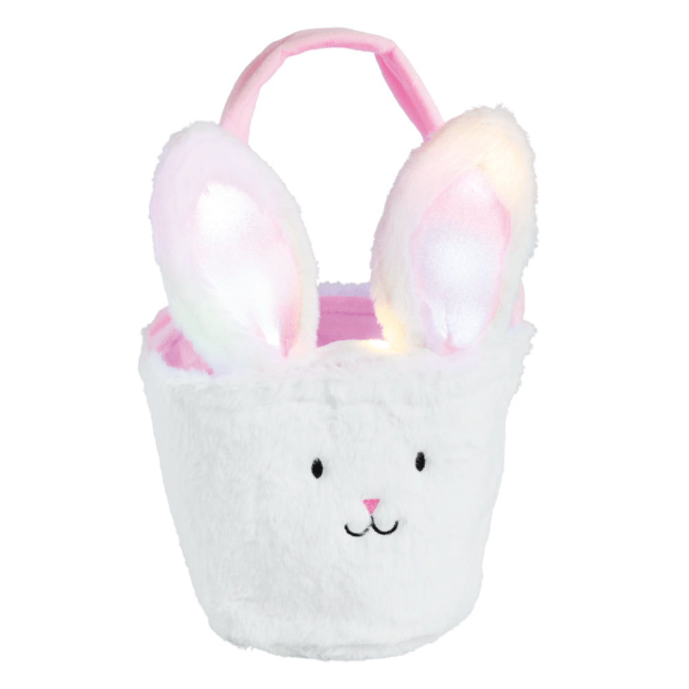 Mud Pie Easter Basket & Light-Up Headband Set