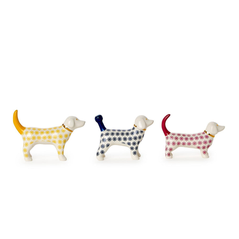 Two's Company Dog Lover Ceramic Ring Holders