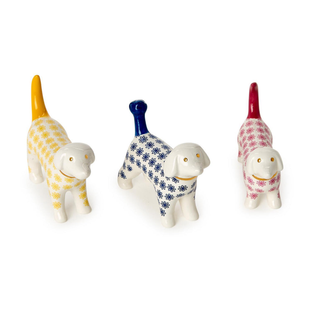 Two's Company Dog Lover Ceramic Ring Holders