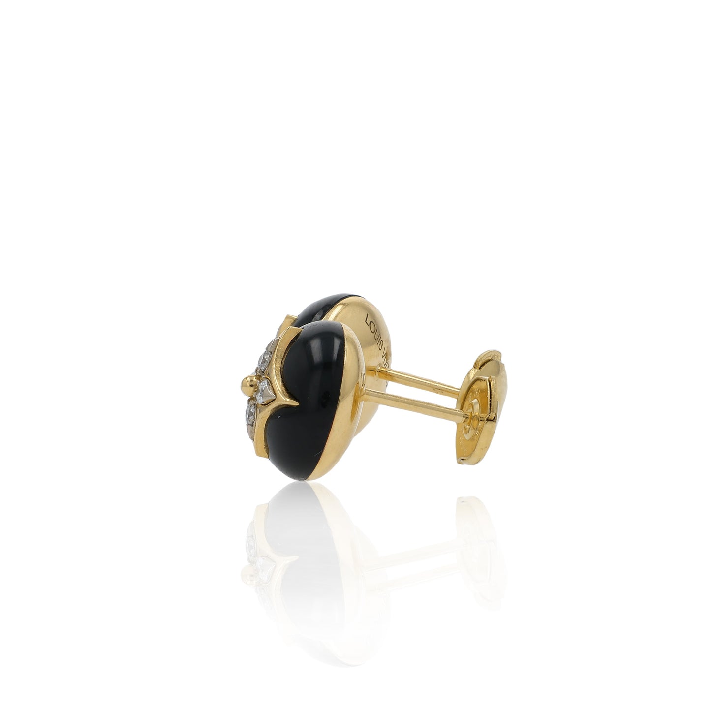 Estate Louis Vuitton 18ky Color Blossom Onyx and 8(4)RBC D.16tw GVS Q96990 W/Box Serial G90140