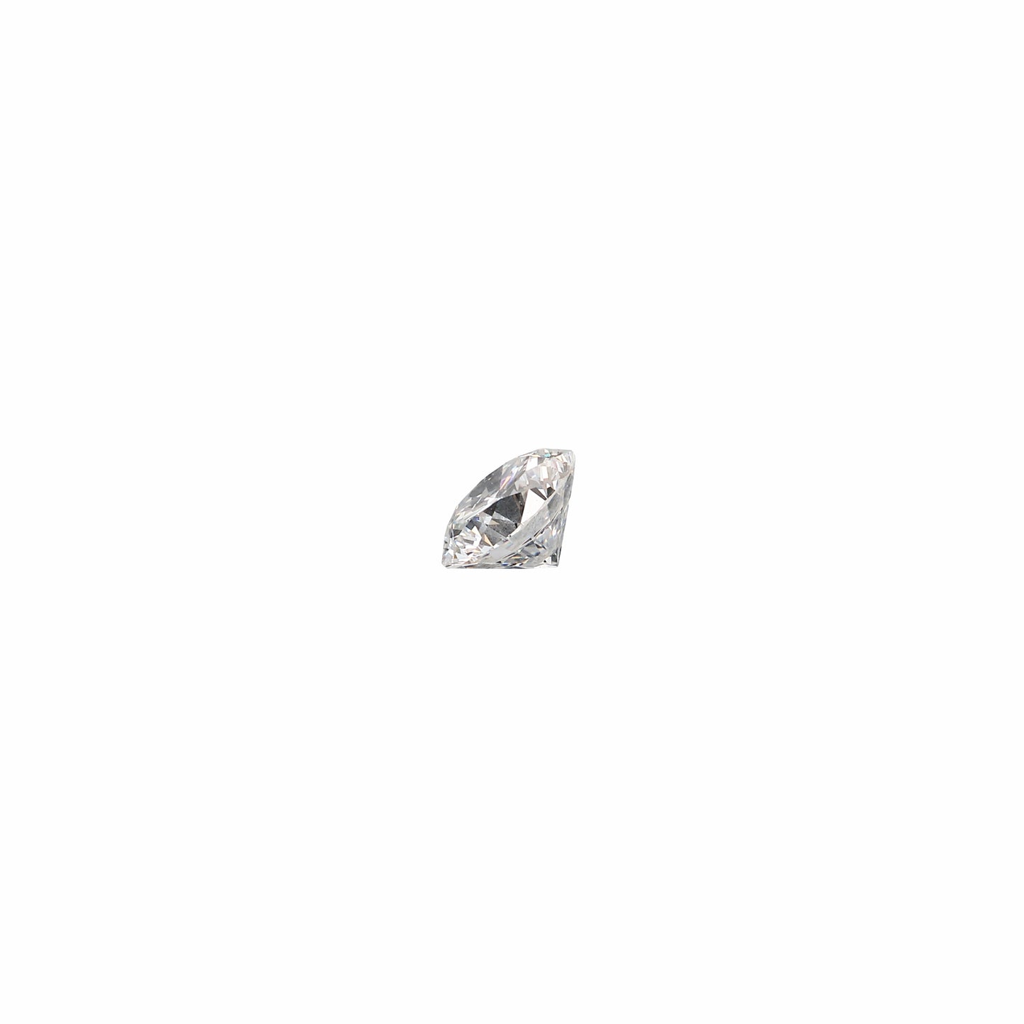 Round .82 carat GIA certified diamond graded DSI2 on a white background