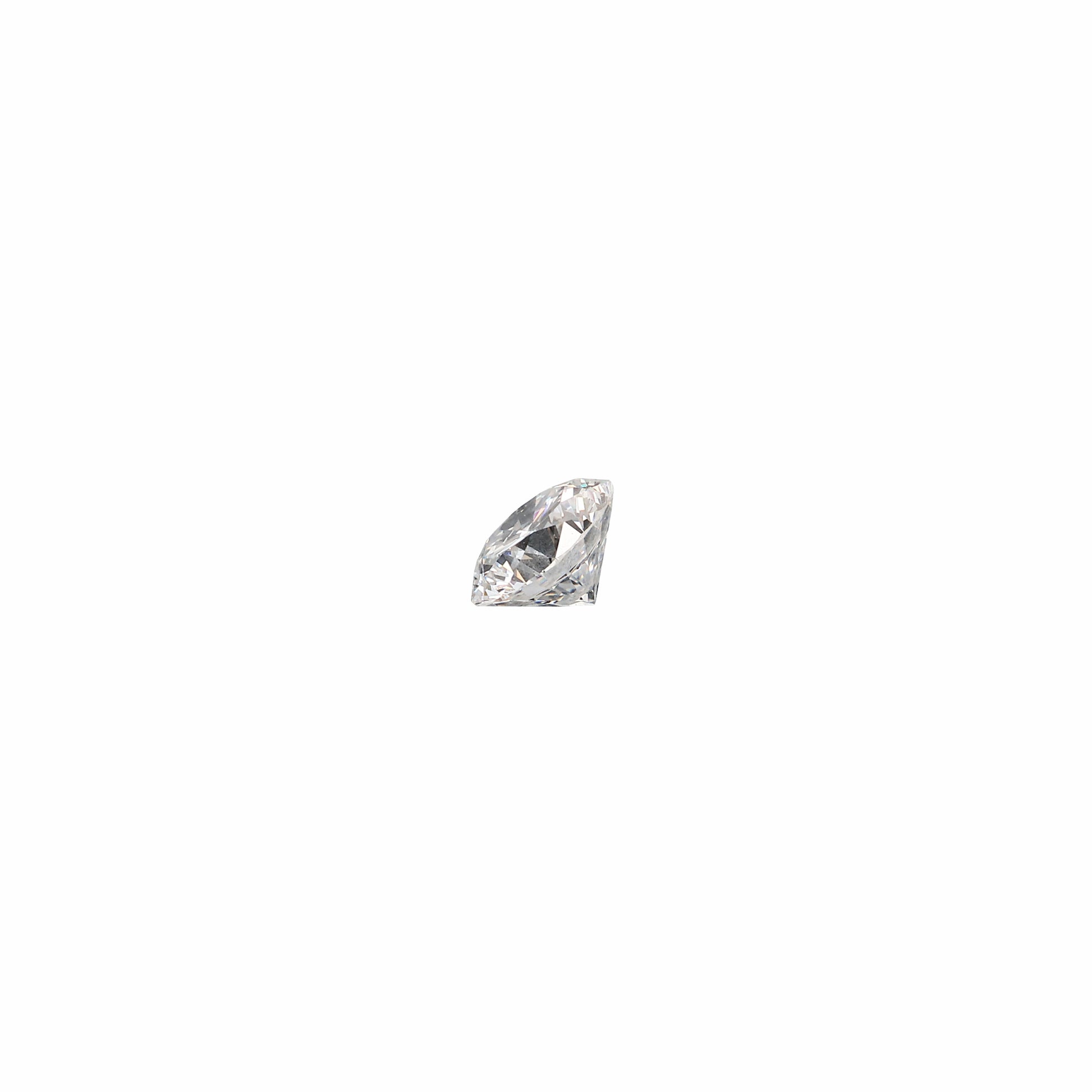 Round .82 carat GIA certified diamond graded DSI2 on a white background