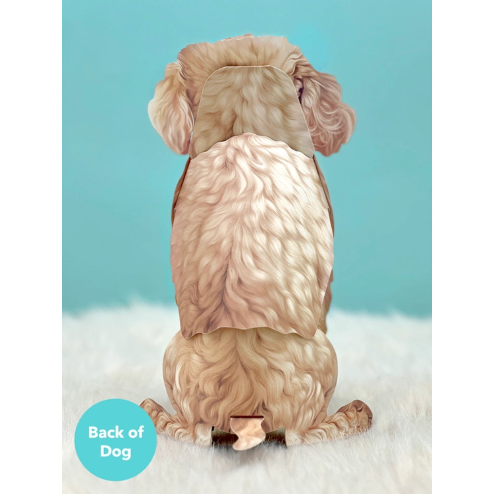 FreshCut Paper LLC Poodle Greeting Card