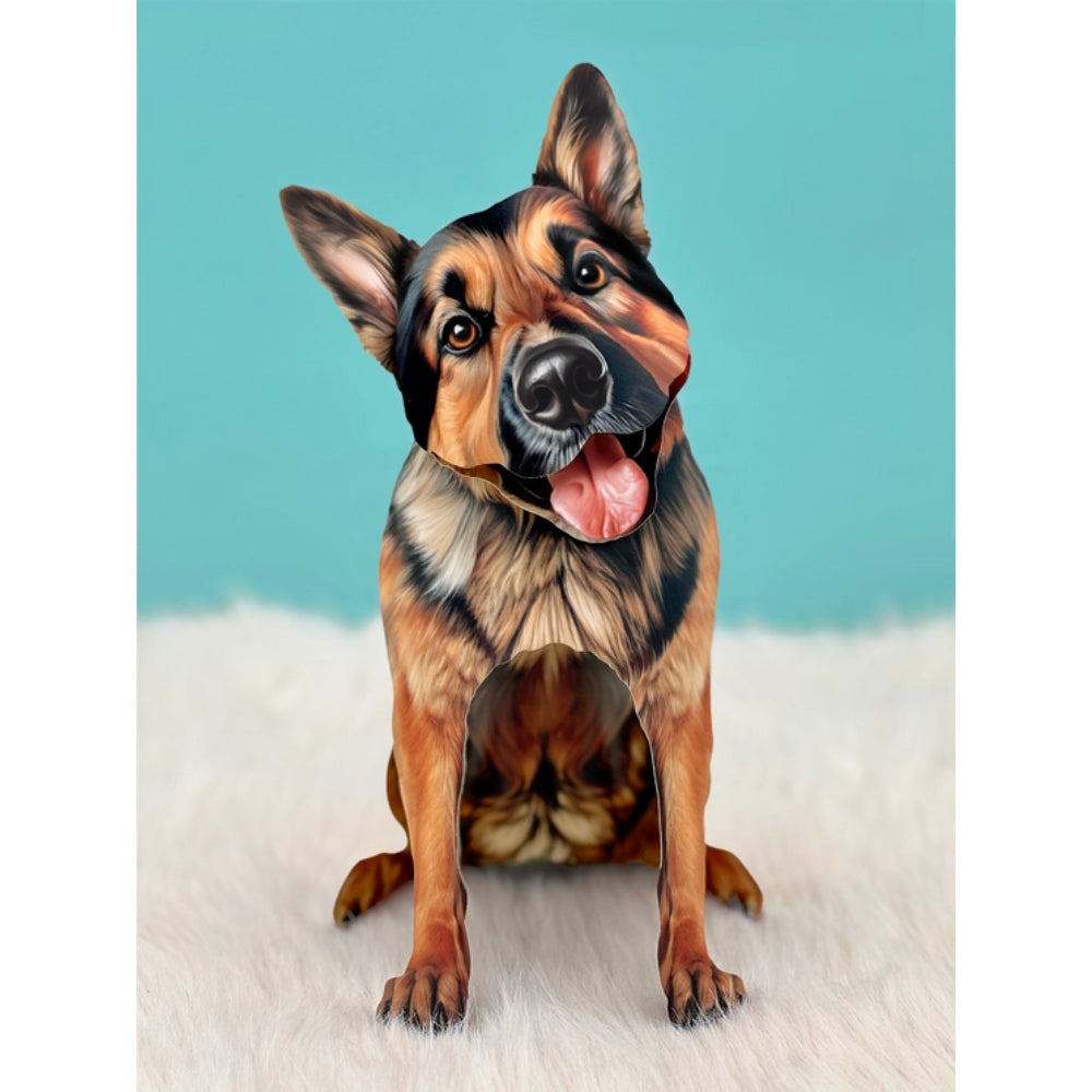 FreshCut Paper LLC German Shepherd Greeting Card