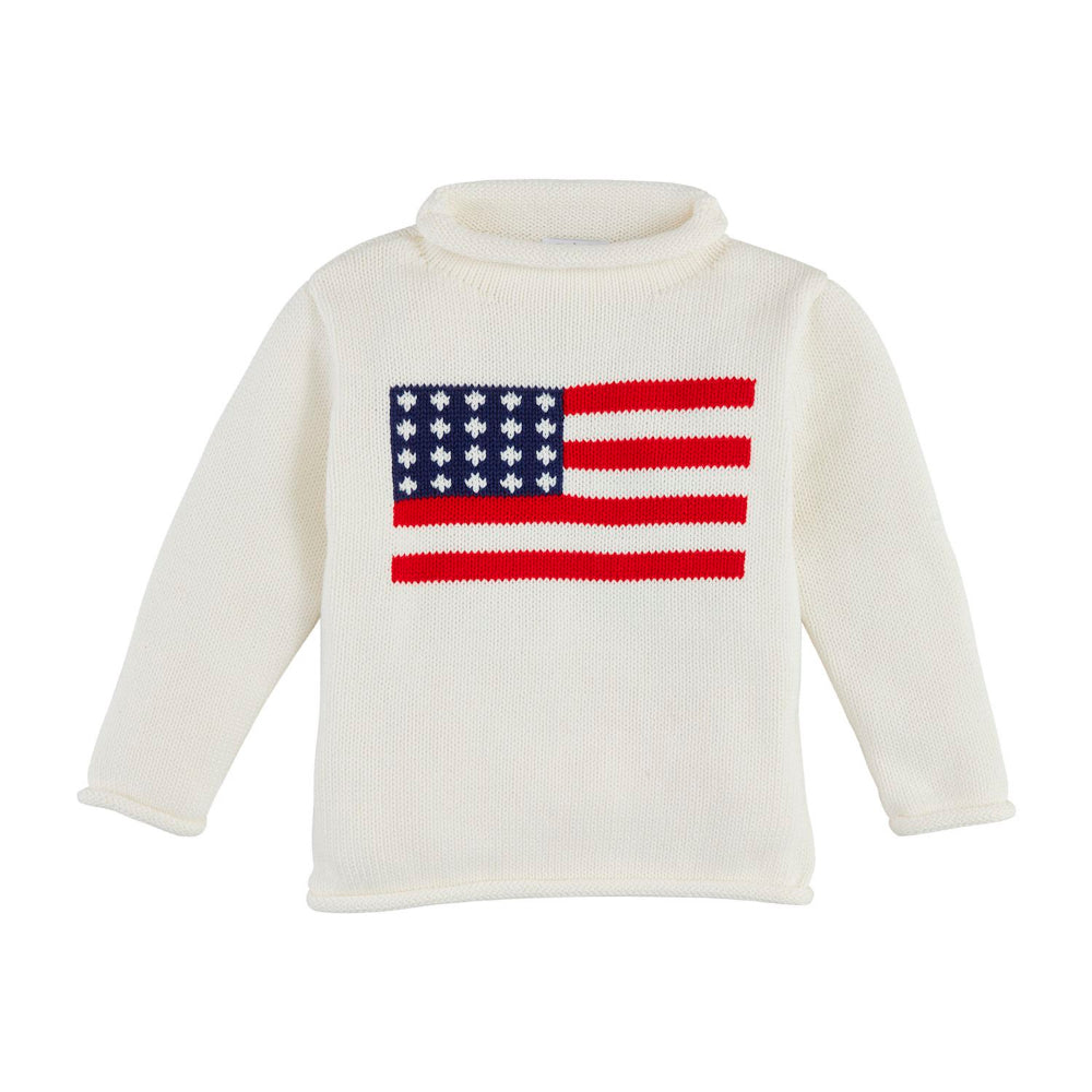 Mud Pie Flag Rollneck Sweater