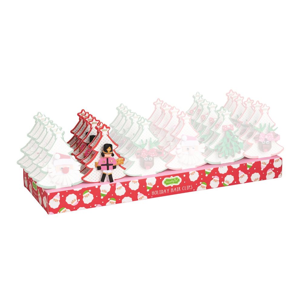 Mud Pie Christmas Icon Hair Clips