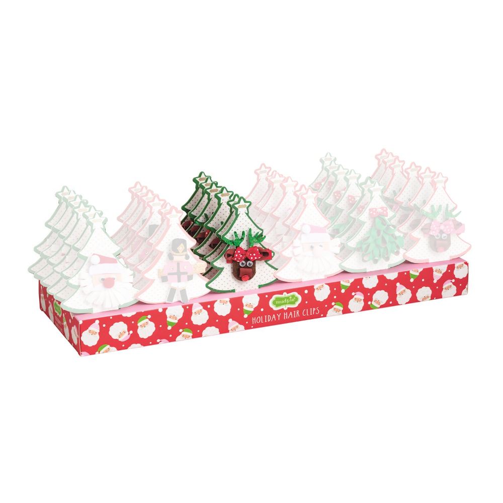 Mud Pie Christmas Icon Hair Clips