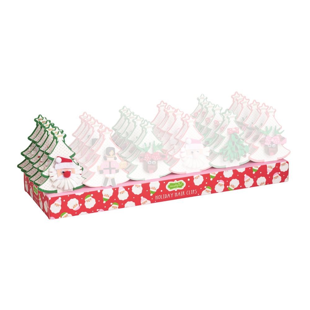 Mud Pie Christmas Icon Hair Clips